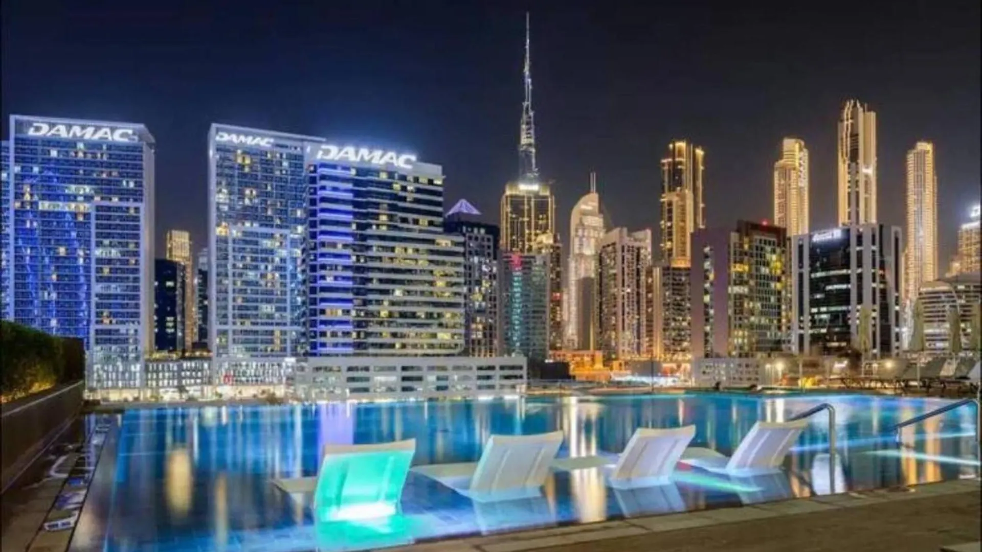 Апартаменты Spacious 1Bedroom, Burj Views, Infinity Pool Jacuzzi Дубай ОАЭ